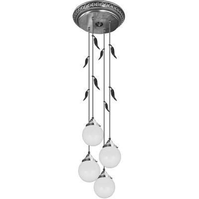 Esko 4 - Light Candle Style LED Chandelier