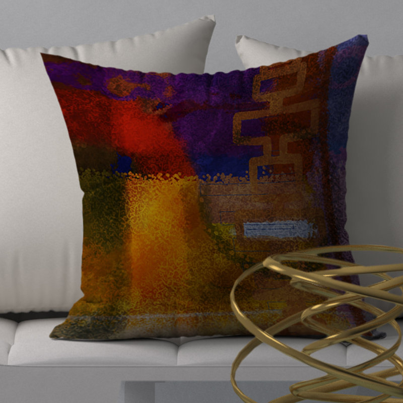 Housse de coussin et insert de coussin carré Peak Spice, 24 po x 24 po