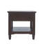 Table de bout carrée 24 po avec tiroir et étagère de rangement Grishe-2117685542