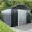 Metal Storage Shed Durable Steel Design With Locking Double Doors, Ventilation Slots, And Easy Installation Outdoor Storage For Garden Tools