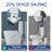 Macerating Toilet System With 600W Macerator Pump, Space-Saving Up Flush Toilet For Basement