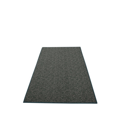 Tapis décoratif Elemental - imprimé géométrique vert patiné