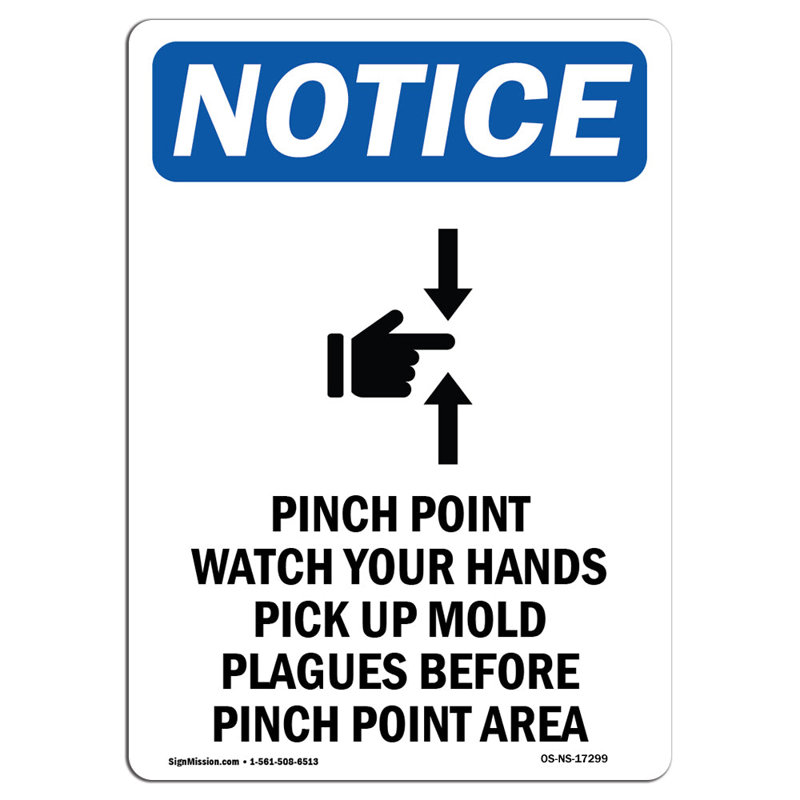 Pinch Point Watch Sign