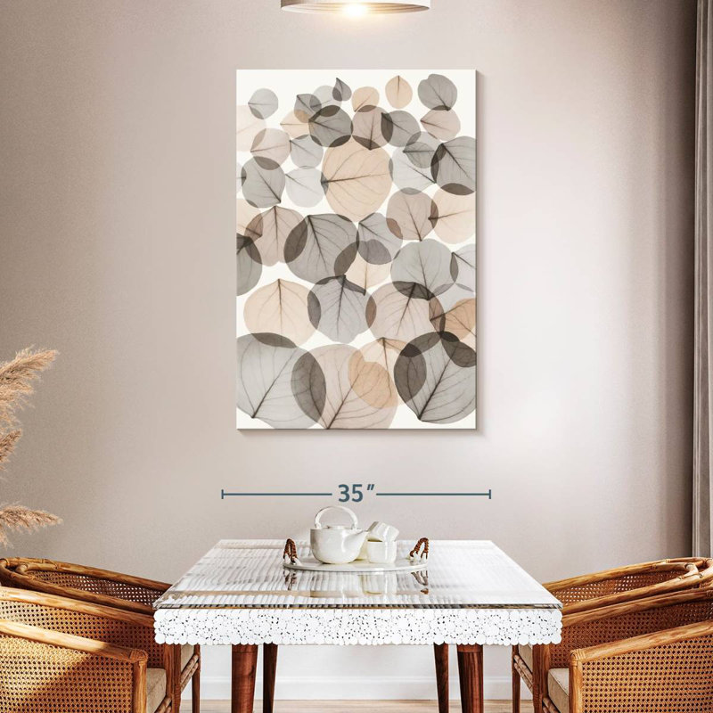 Harnek Sandy Baybean Leaves, 48" H x 32" W