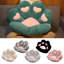 Coussin de siège de chat pour les chaises de voiture de bureau de jeu Coussin moelleux moelleux avec simili lapin