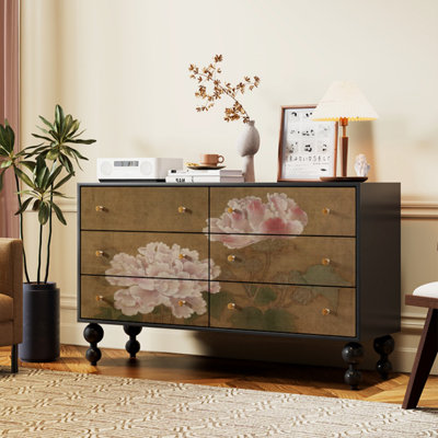 Commode d'appoint en bois massif