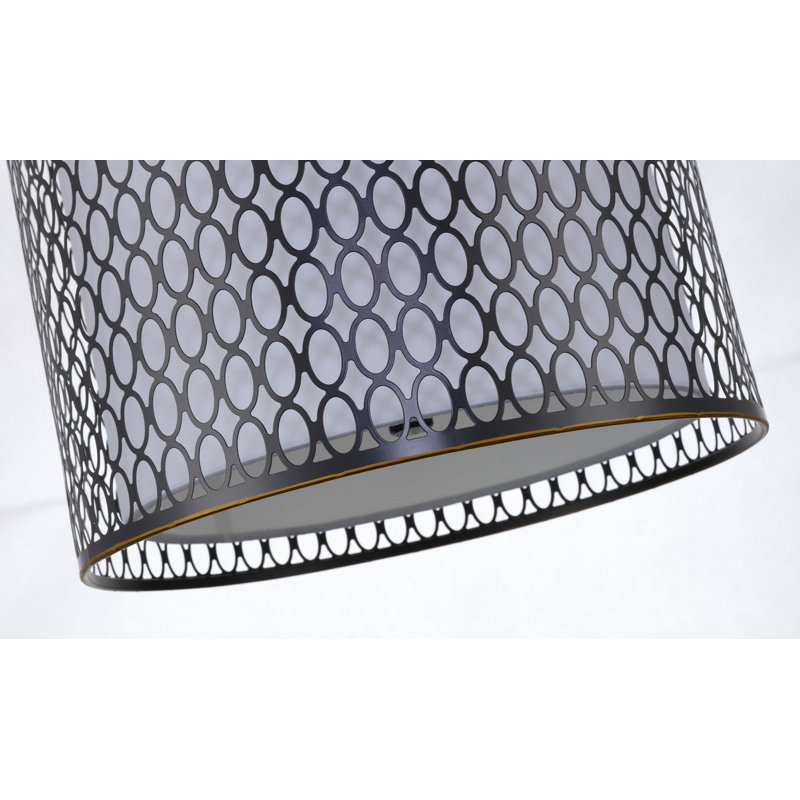 Ferrigno 3 - Light LED Unique/Statement Pendant, Bronze, 7.5"H x 17"W x 17"D
