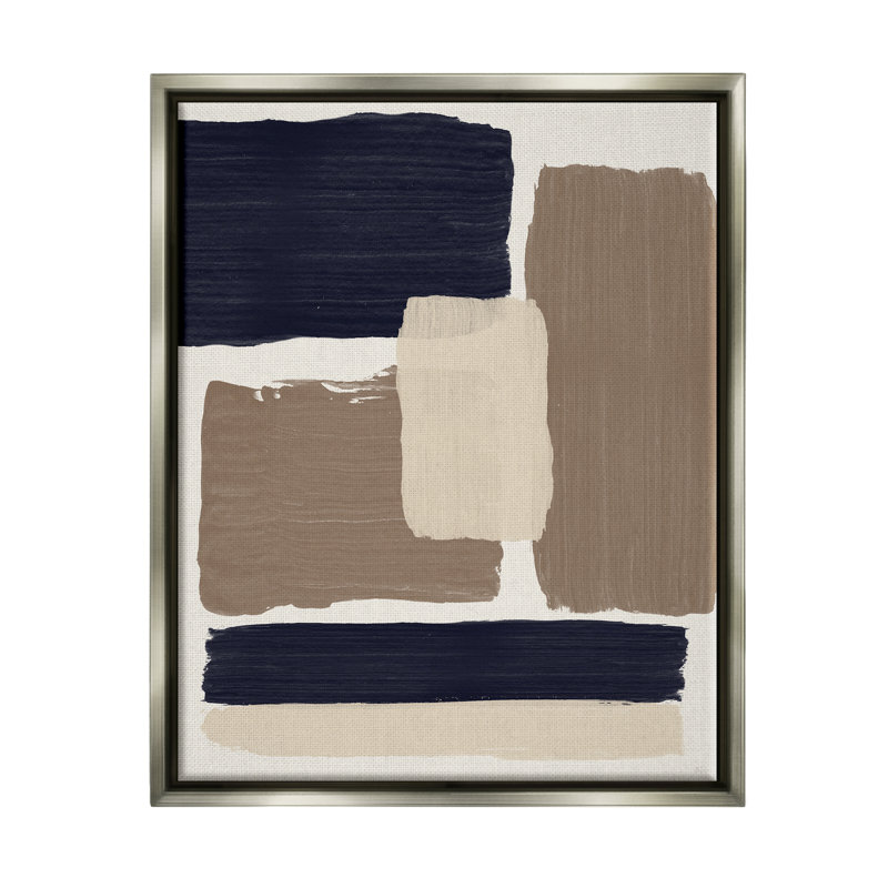 «Wrought Studio ™ Black and Brown Squares», art mural encadré par Natalie Carpentieri, H 20 po x l 16 po x P 1,7 po