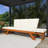 Outdoor Adjustable Acacia Wood Daybed-567433751-567433750