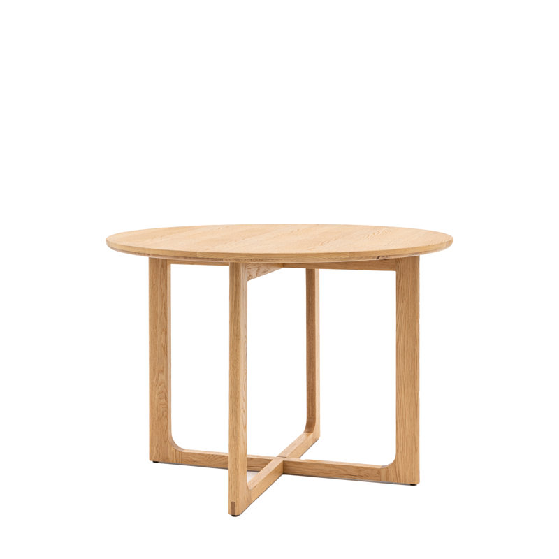 Rushford Round Dining Table, Natural