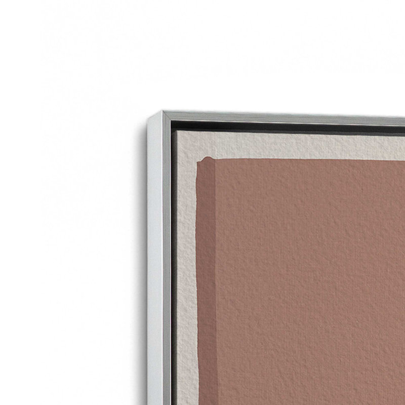 «Modern Blush» par Garima Dhawan, impression, Argent argent, Cadre flottant, H 16 po x l 12 po