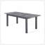 Table de salle à manger d'extérieur extensible en bois d'acacia, gris foncé-613743436