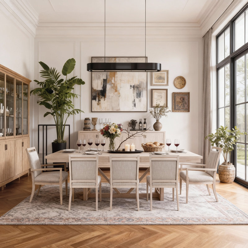 Camden Extendable Solid Wood Dining Table