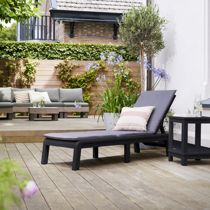 Keter Atlas Folding Plastic Sun Lounger