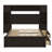 Luxury Queen Wooden Bed With Integrated Cabinet Shelf And Sockets