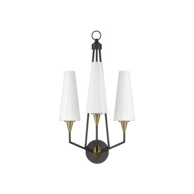 Hennin 3 - Light LED Armed Sconce