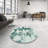 Wool Abstract Indoor Rug-195195112