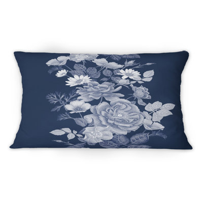 Coussin White Roses