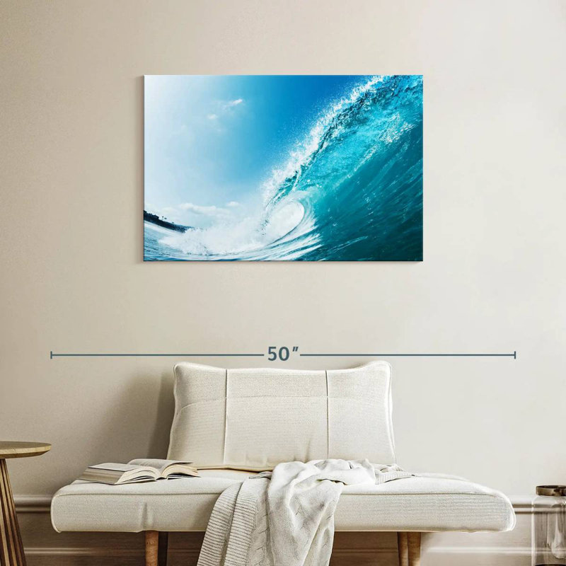 Gillard Clear Blue Wave, 24" H x 36" W