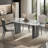 Gray Luxury Marble Rectangular Dining Table Sets-104254949-125118738