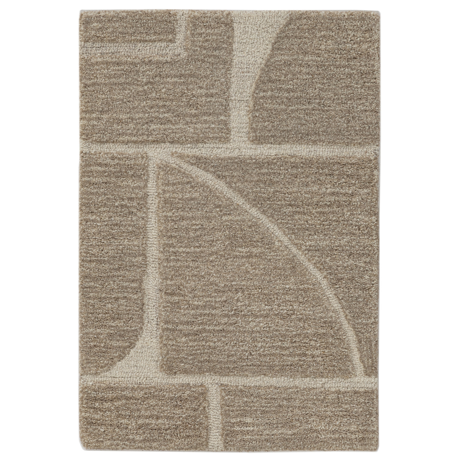 Ike Hand Tufted Wool Indoor Rug, 2'x3'