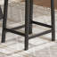 Upholstered Counter Stool with Metal Frame-2096244124-2096244112