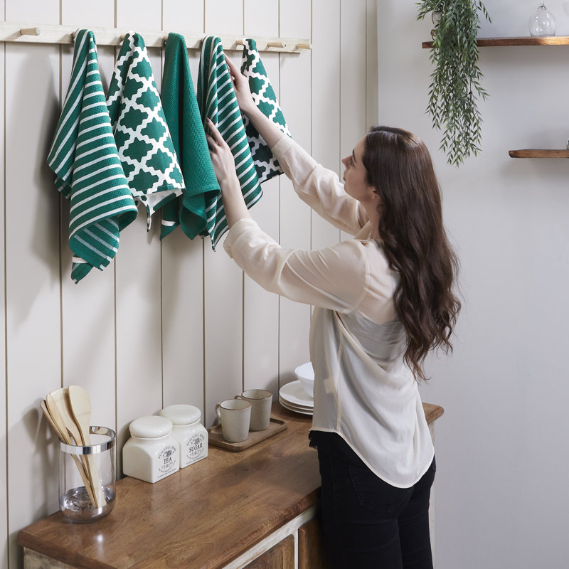 Tea Towel Kitchen Towel, Green