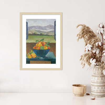 Fruit Bowl II by Jacob q Wood Framed Wall Art Print
