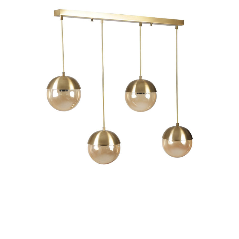 Chandle Chandelier, Gold