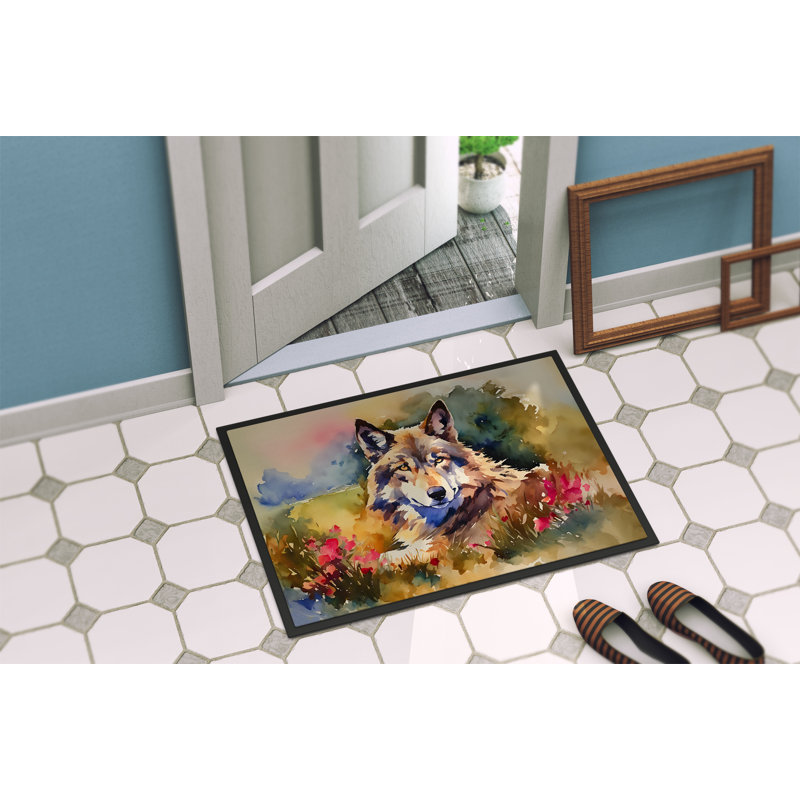 Lulya Non-Slip Doormat, L 18 po x L 27 po
