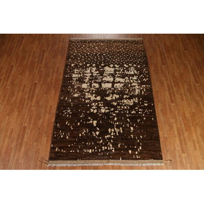 Tapis marocain brun 6 x 1
