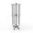 Fixturedisplays® Up To 17.2" 32-Pocket Adjustable Display Rack, Double Tier Greeting Post Card Christmas Holiday Spinning Rack Stand 11603-L-BLK