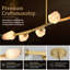 Lustre moderne 42 po / 71 po avec branches en verre-1735285736