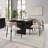 80" Jaramillo Rectangular Dining Table, Black Finish