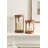 Two-Piece Mango Wood Candle Holder Set