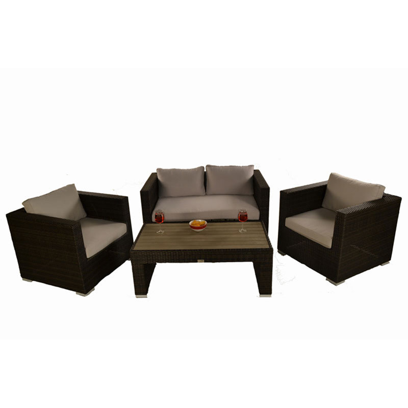 Lamartine 4 Seater Rattan Sofa Set