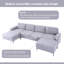 Canapé modulaire réversible avec repose-pieds Landover-1511674367