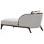 Chaise Houston - caillou / noyer
