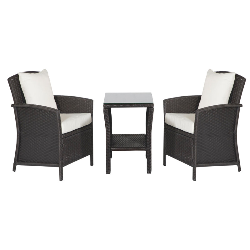Ensemble bistro 3 pièces Coaster Home Furnishings Malibu