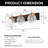 Modern Sphere Crackle Glass Vanity Light