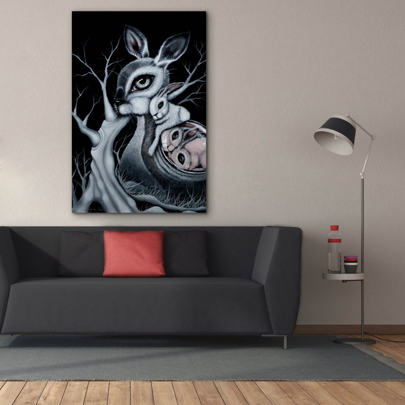 «Gracie Oaks», «The surrogate» par Angelina Wrona, art mural sur toile, H 60 po x l 40 po x P 1,5 po