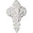Griffin 6.13" H x 4.13" W x 0.63" D Onlay Scroll