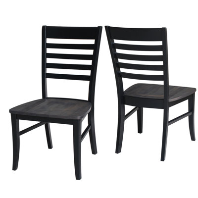 Sardinia Solid Wood Ladder Back Side Chair