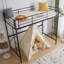 Lit mezzanine simple en métal-1968074140