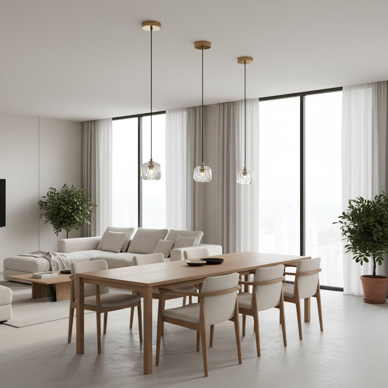 Evelore 1 - Light Unique/Statement Pendant, Brass