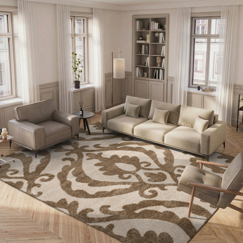Tapis oriental à poils longs Blaris