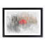 Red Poppy Flower in Abstract - Framed Print-55772279-55772283