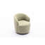Fauteuil avec fonction pivotante, siège moderne en chenille, pour le confort de la salle à manger-134710851