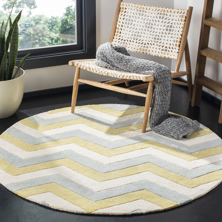 Teresita Hand Tufted Wool Chevron Rug