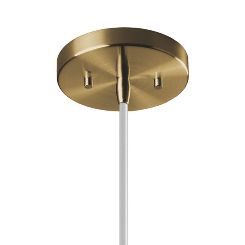 Luminaire suspendu sablier Breeona, Bisque, Laiton antique